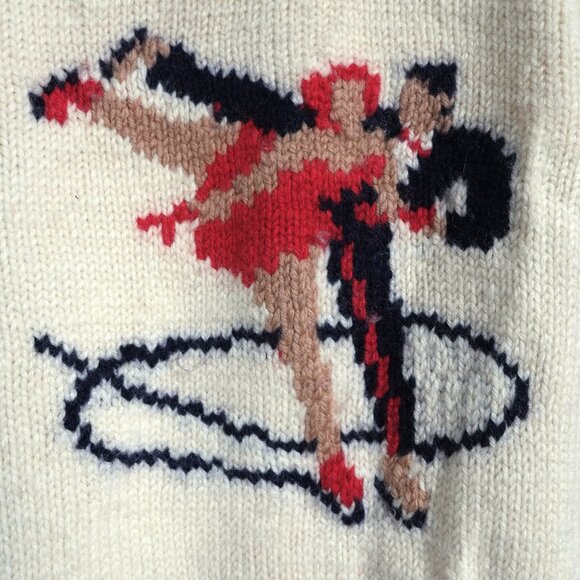 Vintage Mary Maxim skaters cardigan in heavy wool - Picture 6 of 8